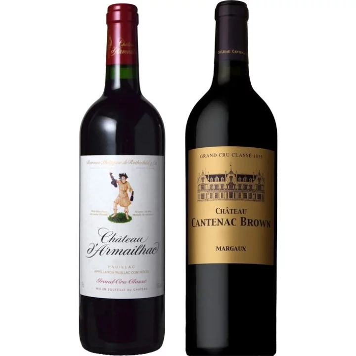 2009年と2010年の熟成ビッグヴィンテージ　格付けボルドーワイン2本セット