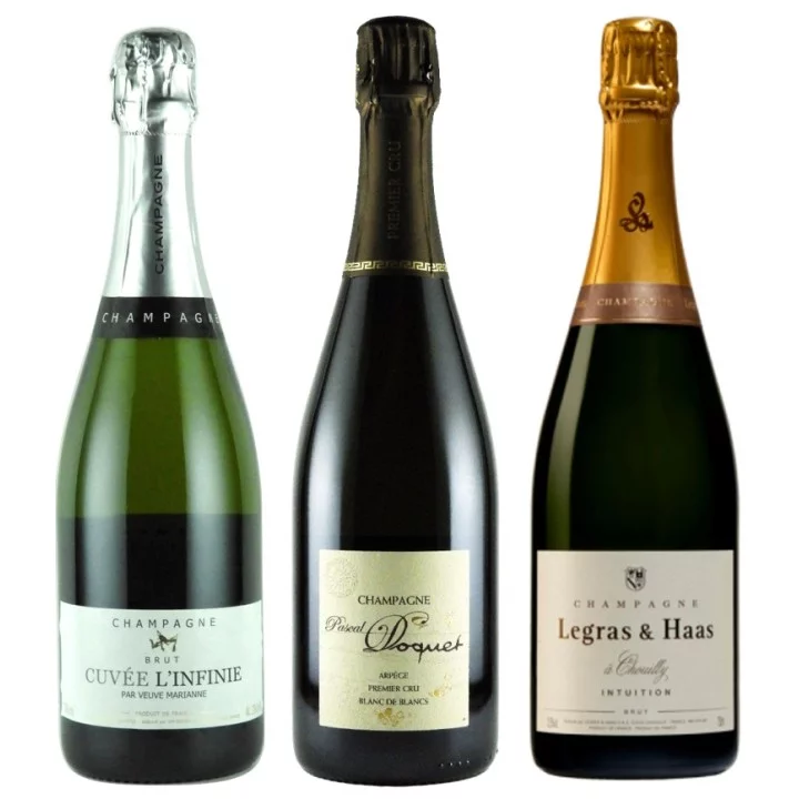 アカデミー・デュ・ヴァン直輸入　シャンパーニュ3本セット